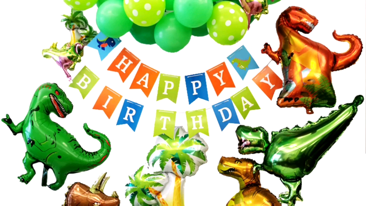 Ballons Dinosaurier Dino Party Dekoration Balloons Globos Dinosaurio Set für Kinder Geburtstagsfeier Babyparty Party Supplies1