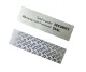 Manipulationssicheres Aluminium -Metall -Klebstoff -Vinyl -Etikett