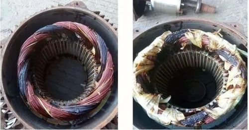 Características de falla de devanado de un motor trifásico bajo pérdida de fase