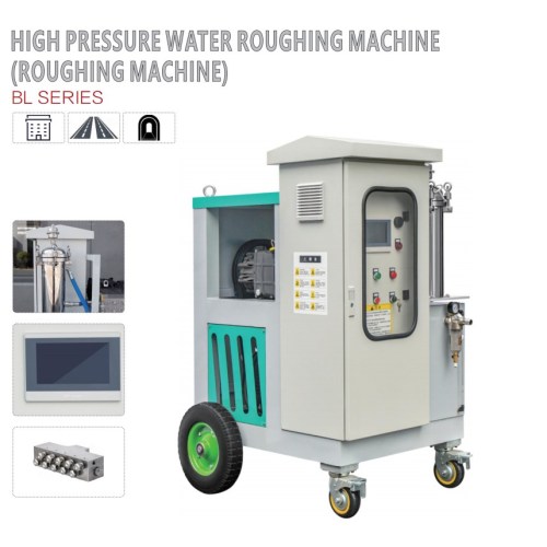 Performance advantages of high pressure water wall roughing machine