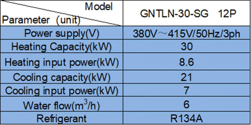 Gent 12p High Temperature Water Source Heat Pump