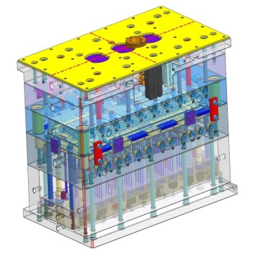 Precision injection molding tool