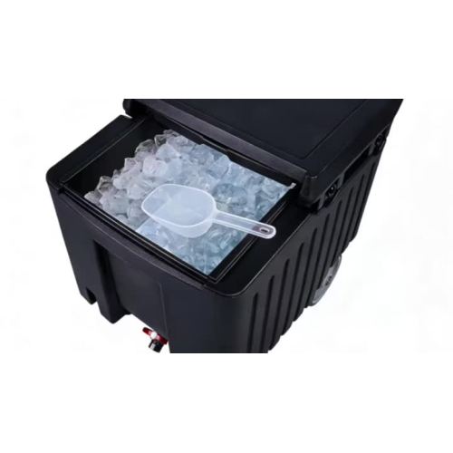 Каляскі для сервіроўкі патэльні Roto Molded/Ice Caddies з слізгальнай вечкам