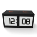 SWELL Branded NFC Magic LCD Square Alarm Clock with Voice Control Function1