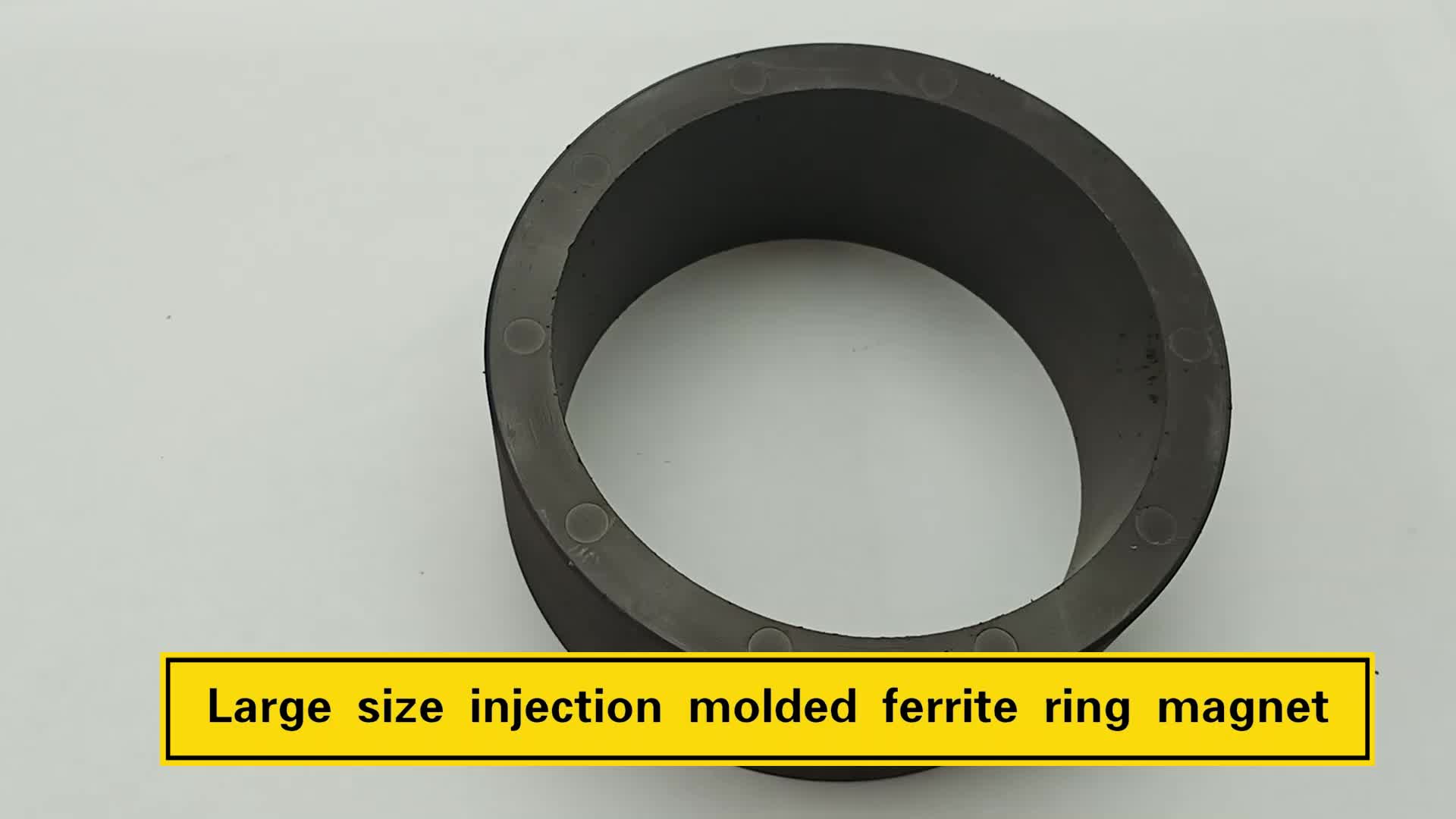 Magnetic Sensor Cylinder Radial Ferrite Injection Magnet1