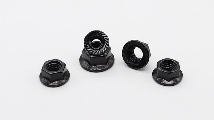 FLANGE NUT Hitam