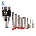 High Precision Boring Head Tool Set BT40 BT30 BT50 R8 NBH2084 with 8 Pcs Boring Bars1