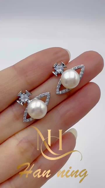 18K Platinum Plated Freshwater Pearl Ring for Weddings1