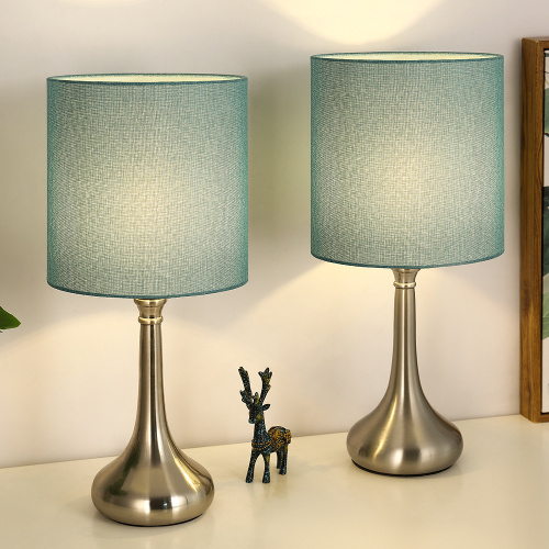 Novelty Table Lamp with Blue Lampshade