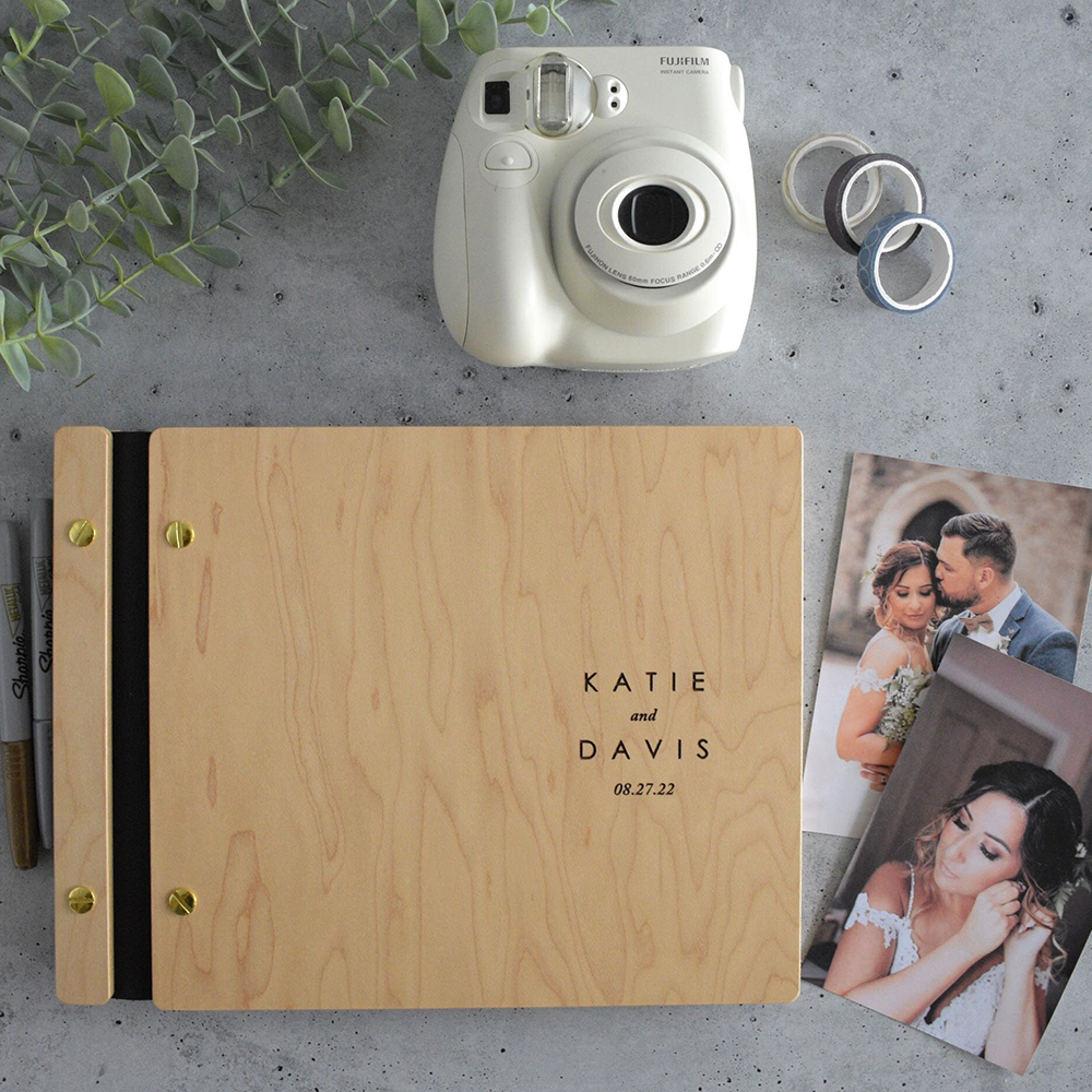 Wooden Guest Book