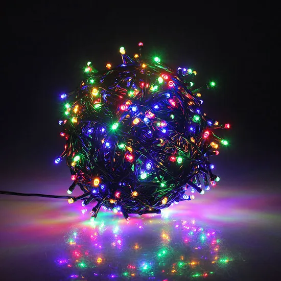 100 LED cálidos calientes blancos al aire libre luces de cuerda de navidad para decoración festiva1