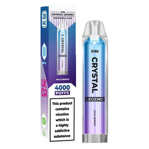 2-Crystal Legend Disposable Vape Review: Perangkat Rechargable Puff 4000 yang Tampan