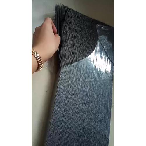 Pantalla de fibra de vidrio plisado gris Mosquito Net1