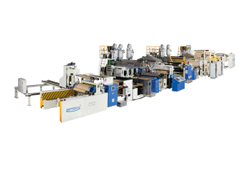 liquid aseptic packaging extrusion laminating machine