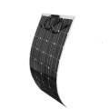 1PCS 18V Flexible Solar Panel 100W For 12V Battery System Charger Kit Mono Motorhomes Boats Cars Roof