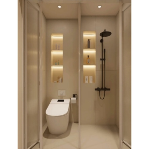 Meiao Shower Niche Niche Yakatsigira Inotungamira Inotungamira Trend yeGreen Bath