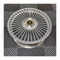 AGL45 Monoblock Forged Silver Polished Wheel Custom Made for W221 W222 W223 S500 S550 S580 S600 S63 S651