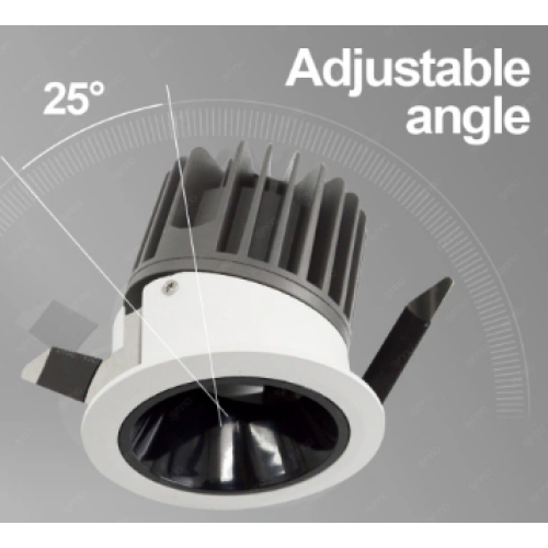 Comprensione della differenza tra l'angolo regolabile Anti Glera Shop Black LED Downlight e Regular Downlight Solutions