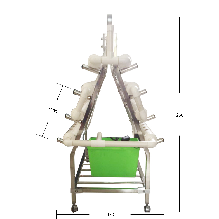 Sistema hidropónico de interior NTF para jardinería