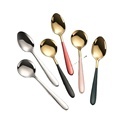 Modern Royal Silver Stainless Steel Spoon Set: Perfect for Dinner Parties, Restaurants, and High-End Supplies1