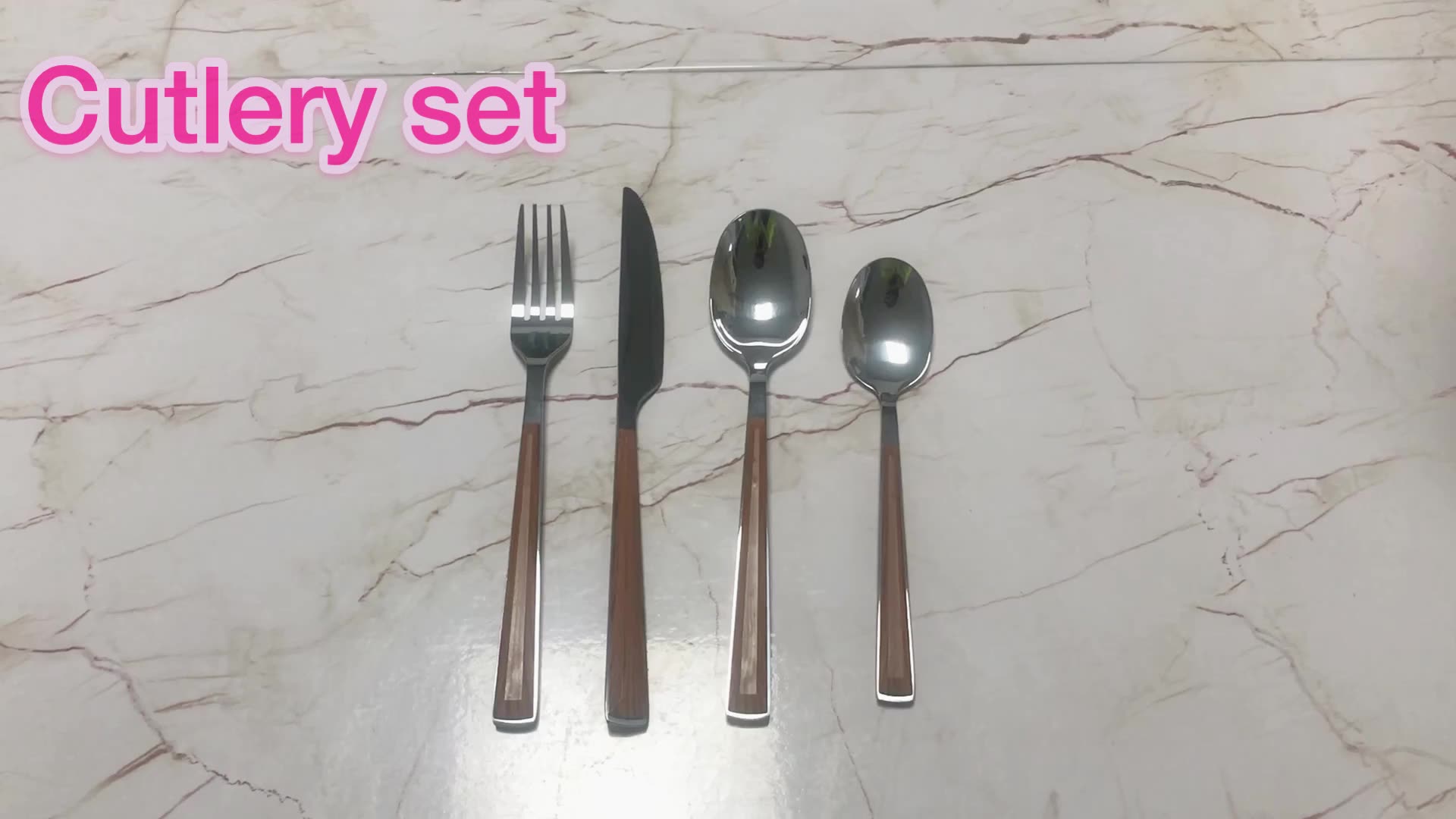 16 Piece SS Cutlery Set Silver Metal Flatware Set Silver rostfritt stål Cutlery1