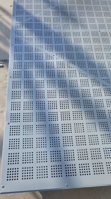 Ocynkowane uderzenie aluminium perforowany okrągły otwór perforowany metalowy arkusz siatki 1