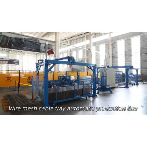 5.Wire mesh cable tray automatic production line