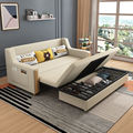 Sofa Bed Dual-Purpose Multifungsi Lipat Double Small Apartment Living Living Room Push-Tarik Duduk Dan Berbaring Kursi Teleskopik1