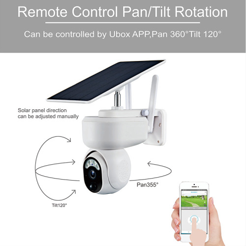 ​How Mobile phone connected to solar camera