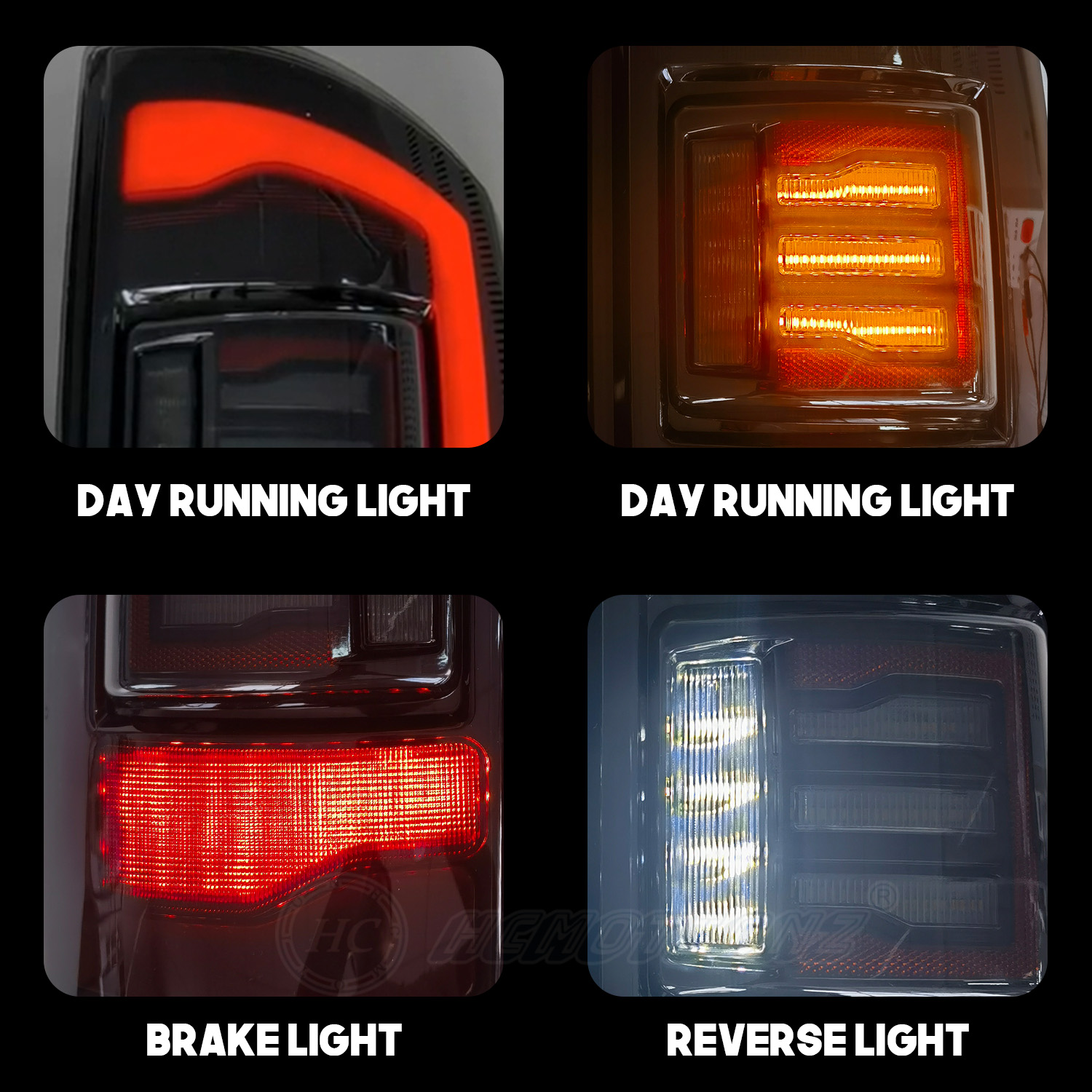 HCMOTIONZ LED Tail Lights For Dodge Ram 3rd Gen 20022008 China