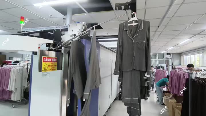 Tunnel Ironing Machine for Nightwear Suit