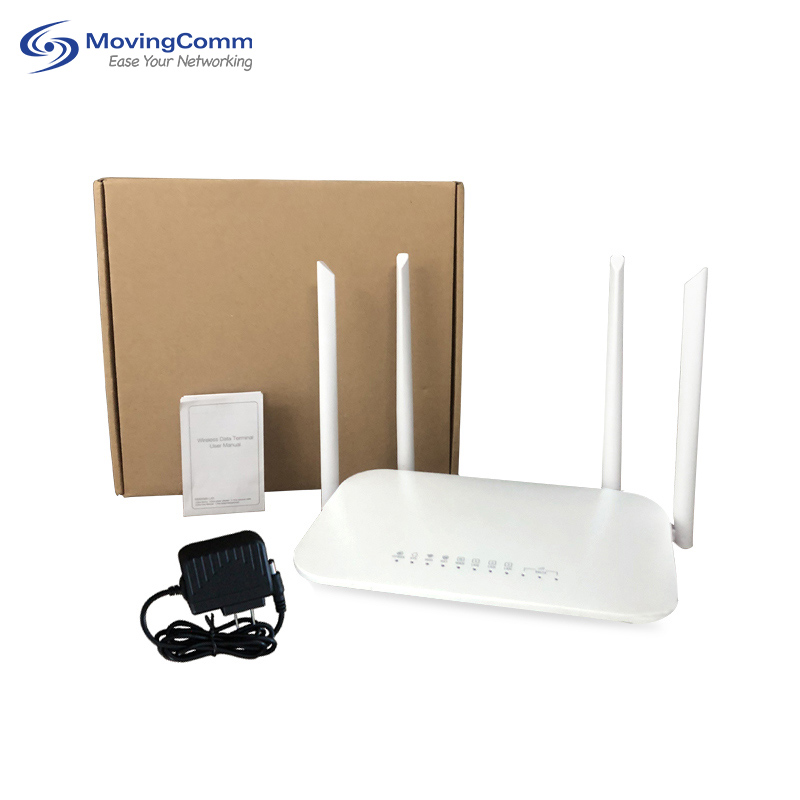 RTS ALTA GIOVAMENTO ESTERNO 4 ANTENNA Supporto router Wifi da 1200 Mbps Wifi 2,4 GHz 5GHz 1Wan 3LAN OEM HOMEROUTER VPN router1