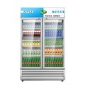 Commercial Double-Temperature Wine Cooler Refrigerator - Pepsi Inspired Vertical Freezer1