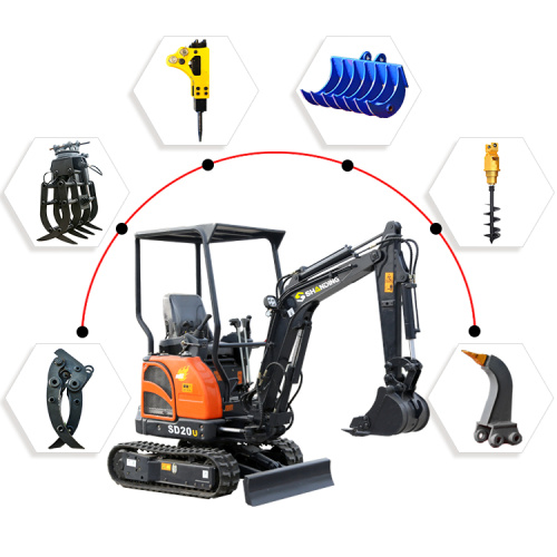 FREE SHIPPING mini excavator CE/EPA China wholesale used small digger 1 ton 2 ton 1.8ton 3 ton prices with thumb bucket for sale