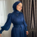 لباس های زنانه پوشاک اسلامی جدید Abaya 2025 لباس زنانه شیک زنانه ابایا لباس های شیک و براق برای تابستان1
