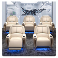 Custom Electric Home Theater Recliner Sofa with Massage Function1