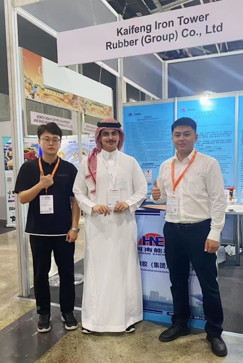 Kaifeng Iron Tower's rubber products shine at Almaty exhibition, marking a new breakthrough in the expansion of the Central Asian market