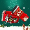 Christmas Design Silicone Watch Strap with Metal Studs for Apple Watch1