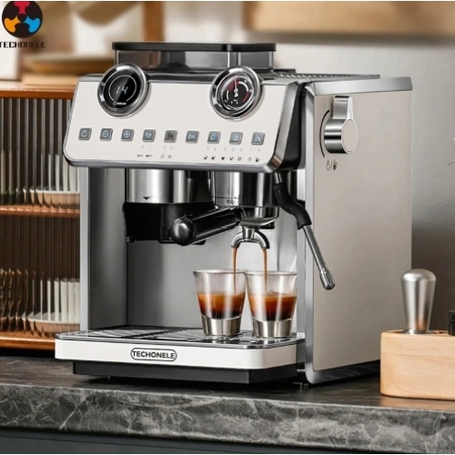 Máquinas de espresso comerciales, cerveceros cápsulas, frijoles a taza y tecnología de café espresso impulsada por la bomba