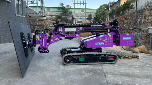 Transformeer uw glasinstallatie met de Cowest TAT-1000 automatisch nivellerende spoorglasmanipulator