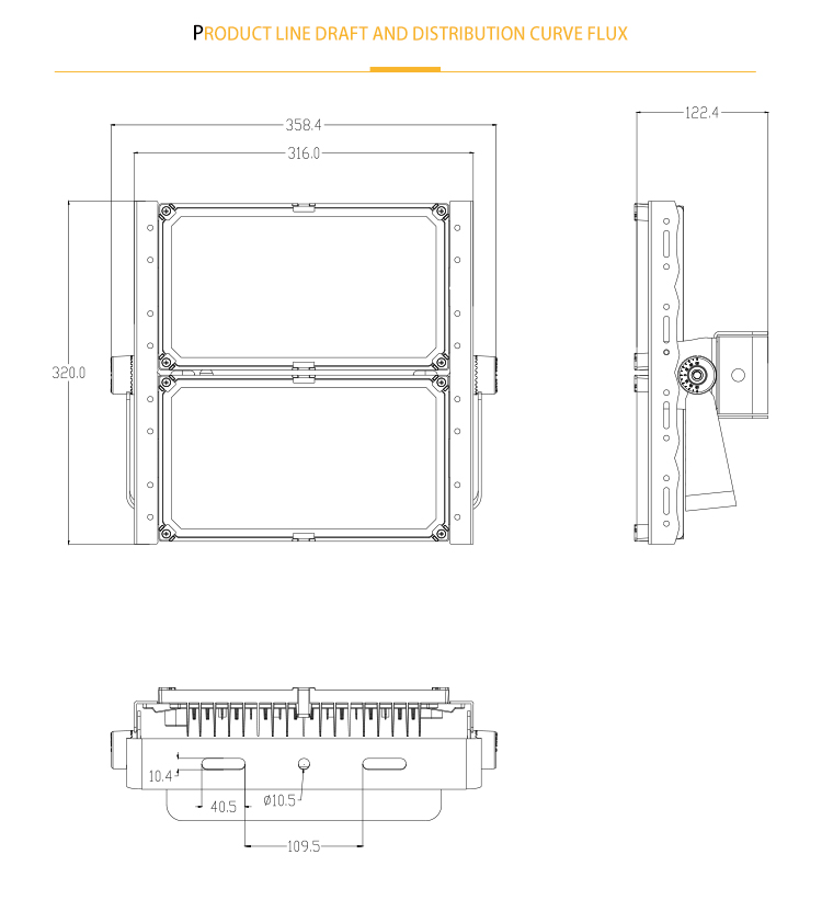 High-power LED tunnel module lighting solution