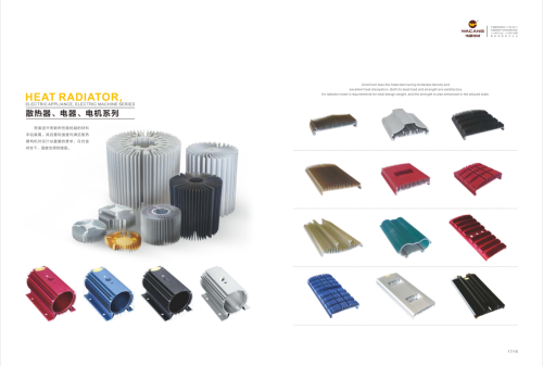 Ny type anodiseret overfladebehandling overdimensioneret radiator aluminiumsprofil industriel profil