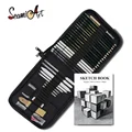 Sıcak Satış 36 PCS Sketch Pencil Çizim Sanat Seti 6H-12B Eskiz Araçları Çizim Seti Sanatçı Set Office School Malzemeleri1