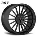 Model 397 21 Inch Satin Black Aftermarket Alloy Rims with Multi Spokes for Hamman Vehicles1