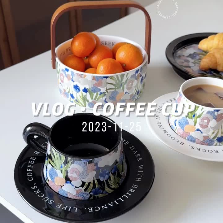 Garden Cup and Saucer