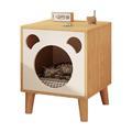 Customizable Affordable Indoor Wood Pet Furniture: Concealing Litter Boxes and Serving as Cozy Cat Houses1