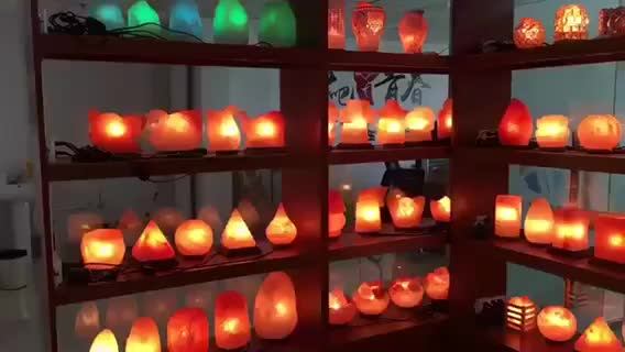 Lampu mangkuk bola garam Himalayan alami batu kristal otentik, dasar kayu berkualitas premium dengan oli sakelar dimmer diffuser1