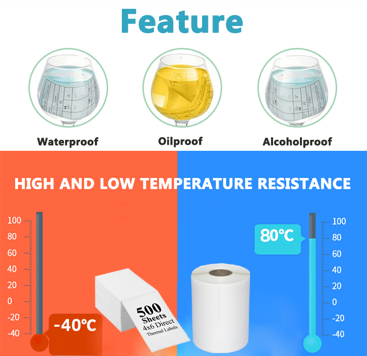 direct thermal fanfold label