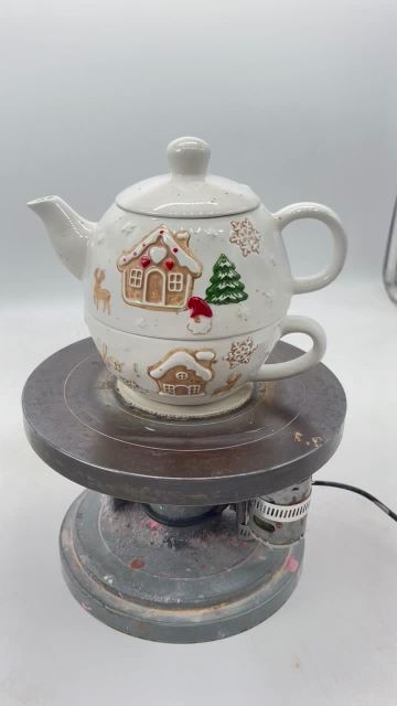 Biscuit House Double layered Teapot