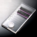 Clear Glass Eyelash Glue Pallet in Crystal, Black, and Green Stone Adhesive for Extensions1